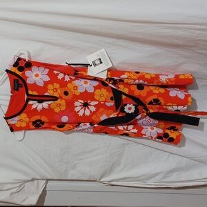 Victoria Beckham for Target Retro Mod Floral Romper-Size S Never Worn with Tags